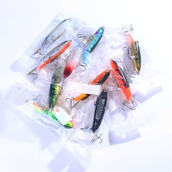 Whopper Plopper Pintauintinen Kelluva Viehe, 10 kpl