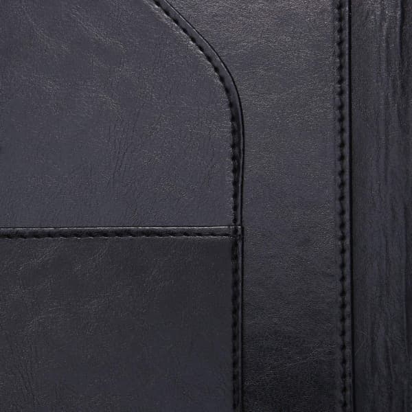 Clipboard mappe til porteføljer, kunstlæder opbevarings clipboard, kontor møde notesblok, sort skriveplade