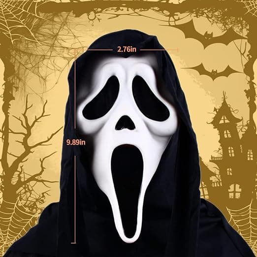 Ghost-naamio (COD MWII) Halloween-koristelu/pukuleikkirekvisiitta
