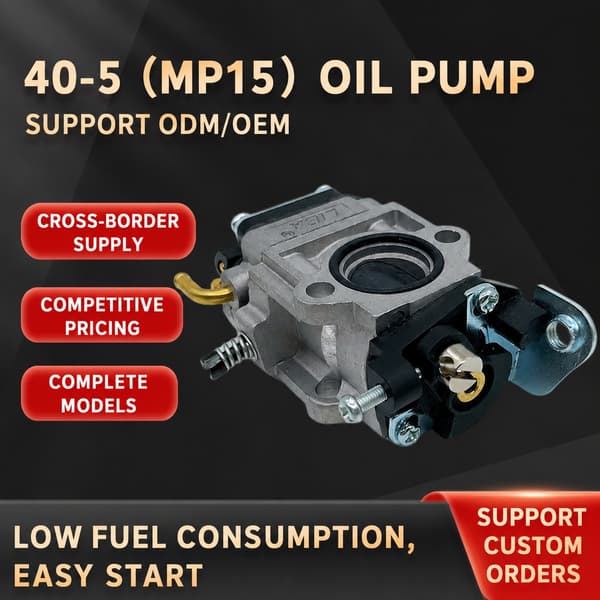 40-5 (MP15) Forgassererstatning – Drivstoffeffektiv forgasser av OEM-kvalitet for ryddesag, gresstrimmer og liten bensinmotor