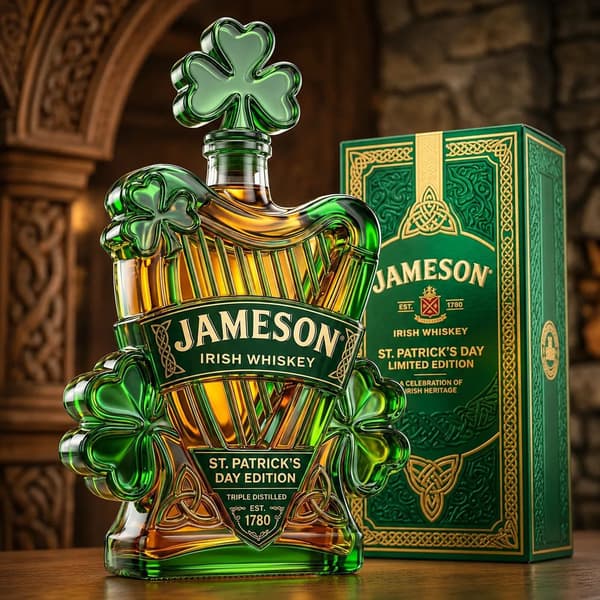 Jameson St. Patrick's Day Limited Edition Harpaformad Irländsk Whisky