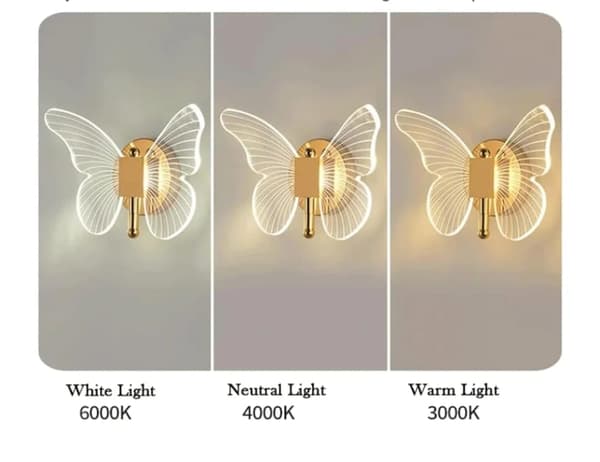 10 Watin LED-seinävalaisin ja LED-lamppu perhosseinävalaisimeen