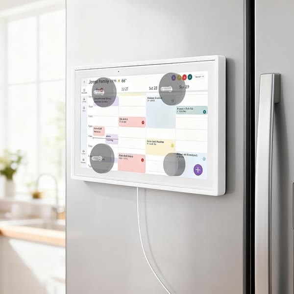 Magnetiskt kylskåpsfäste för Skylight 15 tums kalender, Skylight kalenderställ