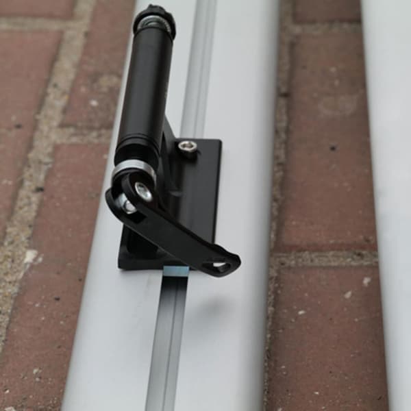 Professionel cykelgaffelclips til sikker cykeltransport, sort