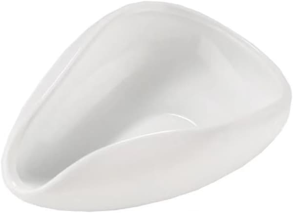 Keramisk kaffeskopa & temått - 10x7,5 cm vit porslinsdosering för kaffebönor & löst te
