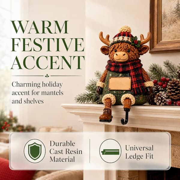 Julstrumphållare Hyllsittare Mantel Dold Krok