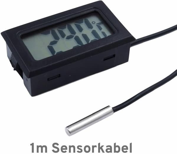 LCD-termometer för kylskåp och frysar, 1 meter lång