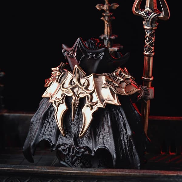 Crimson Vampire Figur Statue Ornament Håndverkssamling for Hjem Stue Kontor