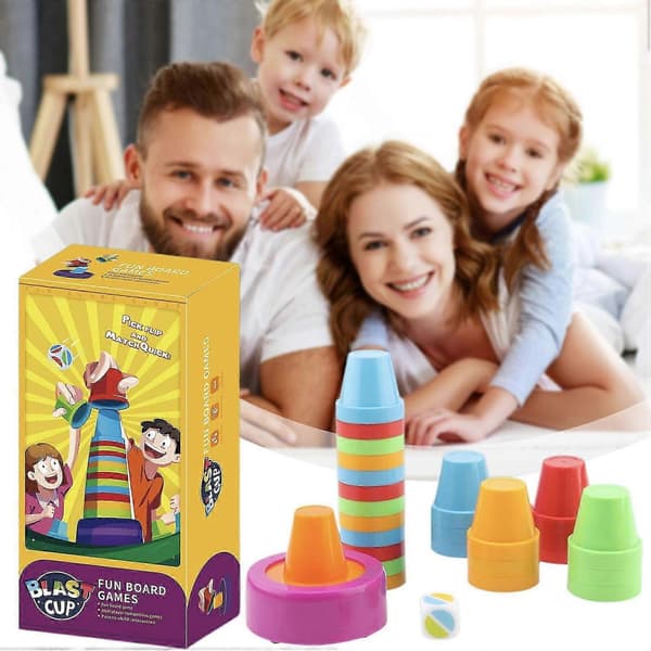 Speed Stacks, Blast Cup Stacking Sæt - 24 kopper til børn og voksne, hurtige rejse- og festspil