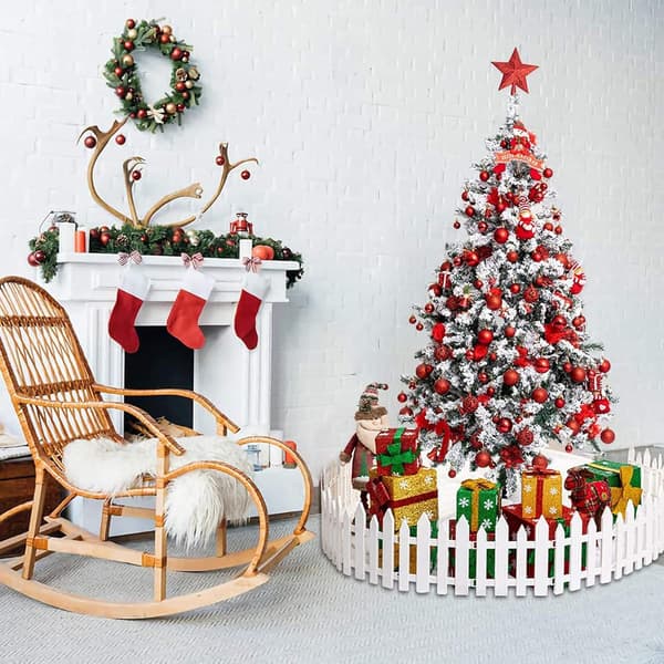 100-delt julepyntsett, 3/4/6 cm, julekuledekorasjoner, knusesikkert julepyntsett