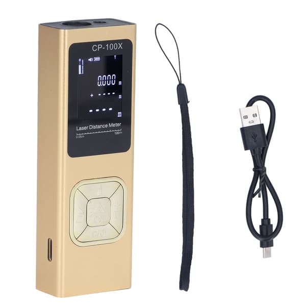 100m Distance Meter, Ultra-thin Handheld Accurate Electronic Laser Meter for Architecture