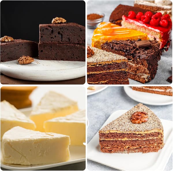 Triangulær kakeform i silikon, 8-hulroms non-stick scones-form, pizza slice-form, maisbrød, brownies, muffins, grønn, 2-delt sett