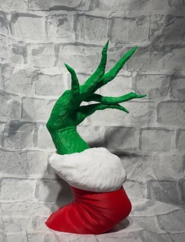 Grinch-joulukoristeripustin