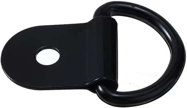 Sorte D-ringe anker surringsring, D-ring fastgørelser, til bil lastbil trailer last RV både (sort 30 stk)