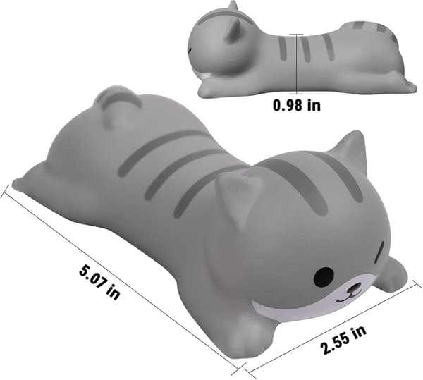 Lille håndledsstøtte musemåtte, mini sød ergonomisk tegneserie musemåtte memory foam design dyreform håndledsstøtte pudepude