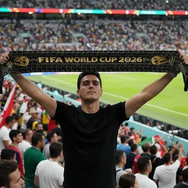 FIFA World Cup 2026 Edition - Polyester Trophy Skjerf – Kampdag Fanutstyr for alle kamper