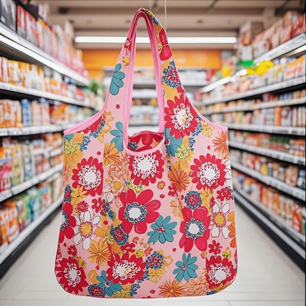 Gjenbrukbare handleposer sammenleggbare handlehåndtak handleposer gjenbrukbare gaver til kvinner