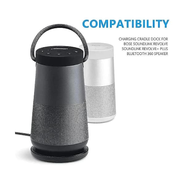Charging Dock for Soundlink Revolve/Soundlink Revolve+ (Series II) Revolve Plus Portable Speaker,A