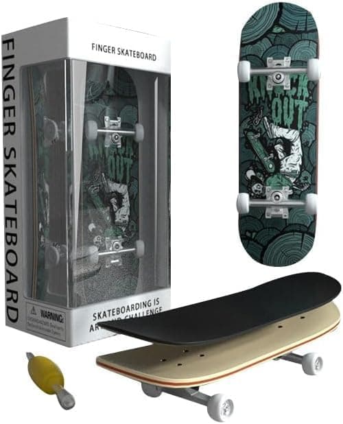 Træ, pro Fingerboard 29mm Mini håndbræt、Premium Fingerboard Ideel til fingerfærdighedsmanøvrer (Brydning)