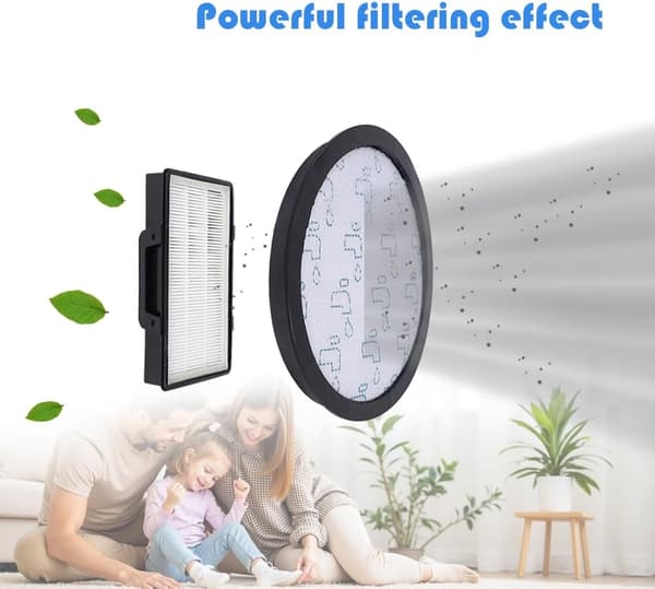 2 sæt RO7681 filtre til Rowenta Silence Force 4AA Cyclone støvsugermodeller, RO7611EA RO7612EA RO7643EA RO7647EA RO7663EA RO7676EA RO7681EA