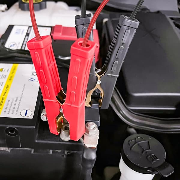 Kraftiga krokodilklämmor 500A 2 st batteriladdarklämmor för bil
