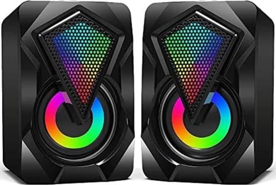Gaminghøjttalere - Computerhøjttalere - PC-højttalere - Sort