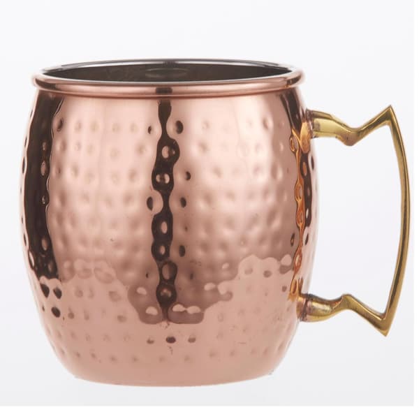 Moscow Mule-krus, hamret krus 500 ml