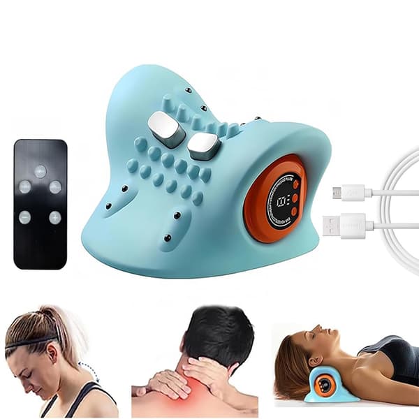 Terapeutisk nackmassage, elektrisk 4D med värme
