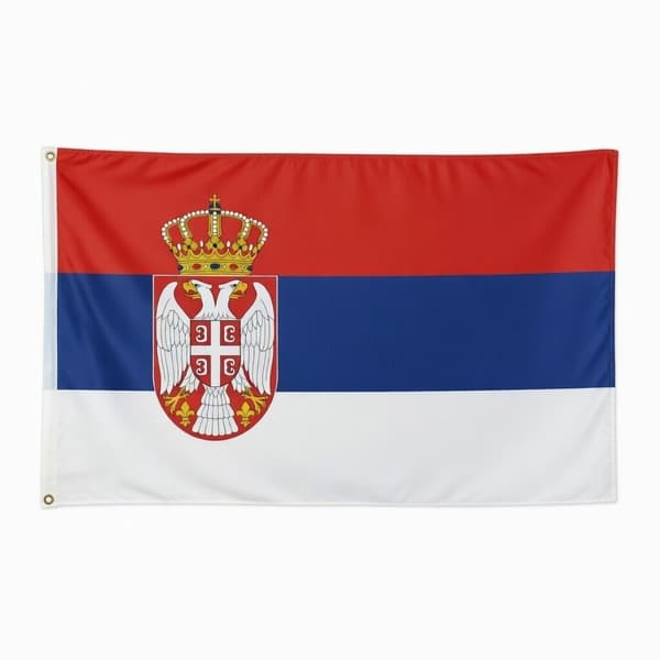 Serbien Flagga - 150 x 90 cm 85