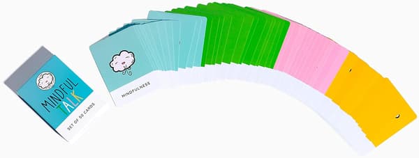 Mindfulness-skolen - Mindfulness-spill for barn: Mindfulle samtalekort for barn og foreldre - for autentiske og meningsfulle samtaler...