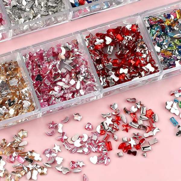 Bedazzling Kit, Bedazzler Kit med strass, Små hartsstrass