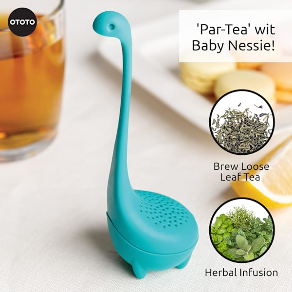 Sød te-infuser til løsbladste, te-tilbehør, te-diffusere, te-infuser til løsbladste, te-si, søde gaver, te-gavesæt