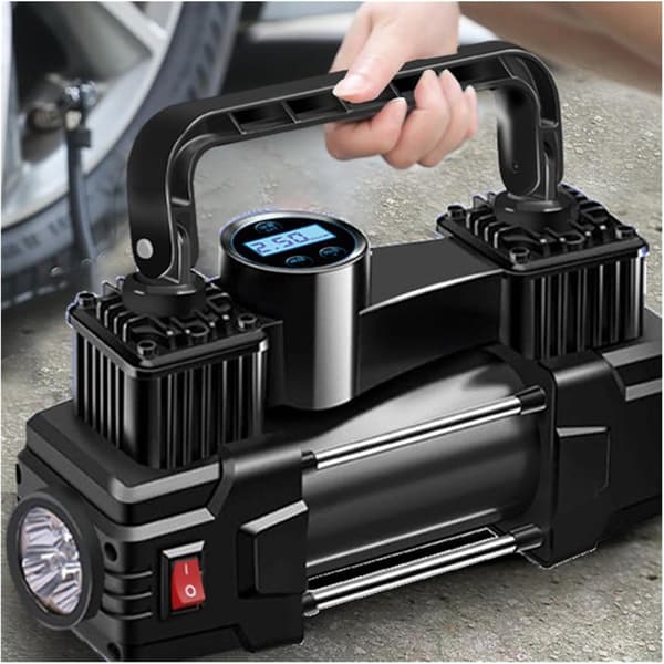 12V 150PSI Bildäckspump Bärbar Billuftpump Digital Display A