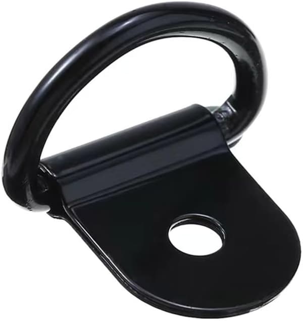 Sorte D-ringe anker surringsring, D-ring fastgørelser, til bil lastbil trailer last RV både (sort 30 stk)