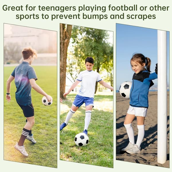 2 par Mini Benskinner 3,15 X 1,97 tommer Små Benskinner Fodbold