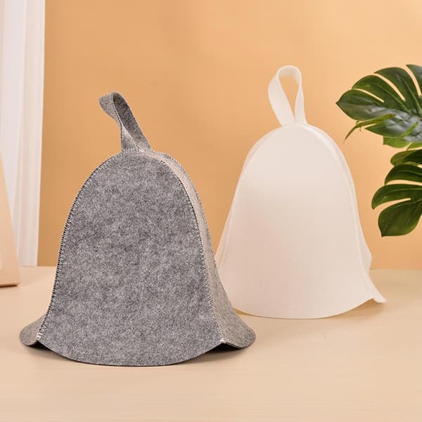 Sauna Hat, til mænd og kvinder, håndlavet, one size fits all, (2 pak)