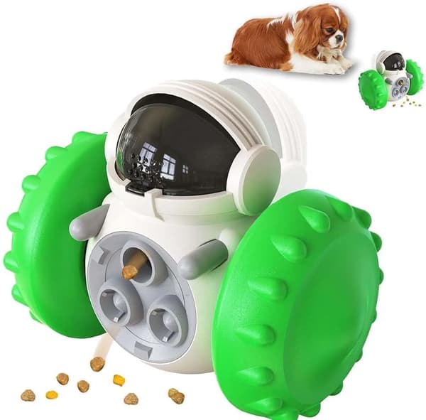 Hundelegetøj Snackdispenser - Foderlegetøj - Interaktivt legetøj til hunde og katte - Grøn