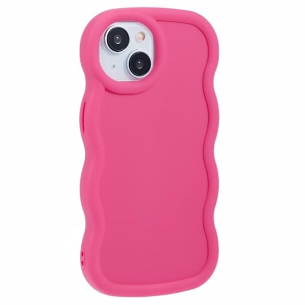 iPhone 14 Mobilcover Bølget Pink
