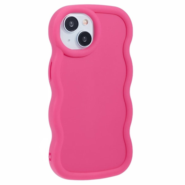 iPhone 14 Mobilskal Vågig Rosa