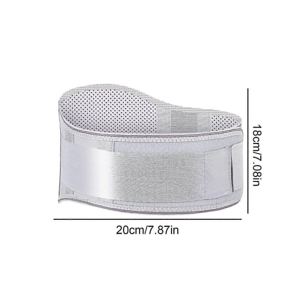 Ländryggssmärta Ischiasnerv Magnetoterapi Värmebälte White XL
