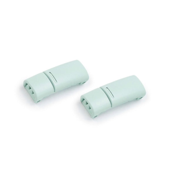 2 stk Lazy Magnetiske Metal Snorspænder Snøreløse Snorspænder Knapper Børn Voksne - SNNGV Light Green