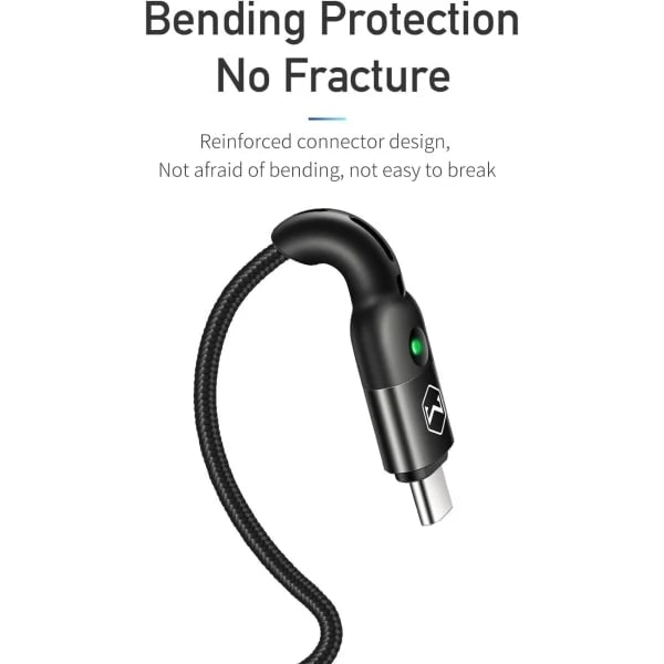 Kierretty USB Type-C -kaapeli, USB-kaapeli sisäänvetotoiminnolla, USB Type-C