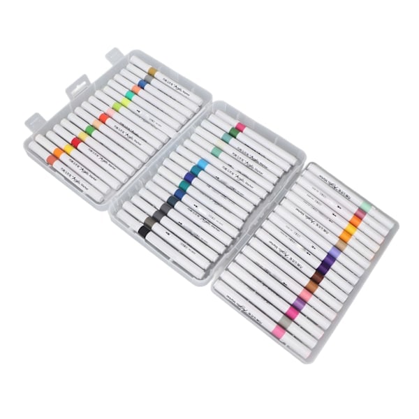 Akrylfärgpennor Vattenbaserat bläck Vattentätt hög täckning Färgpennor Färgpennor för DIY-målning 60Pcs