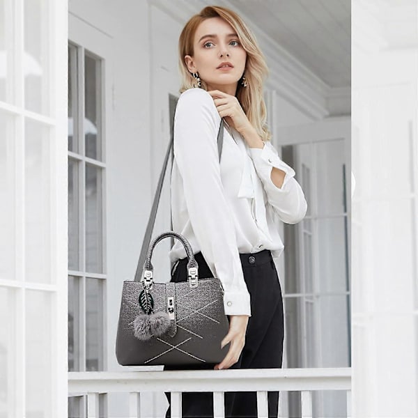 Nye damehåndtasker Mode Damehåndtasker og skuldertasker Designerhåndtasker Gris