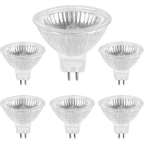 Halogenpære GU5.3 50W 12V, 6-pak