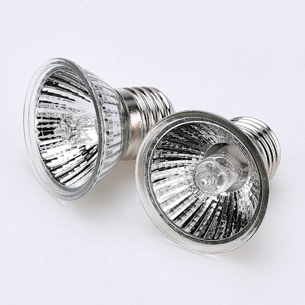 Reptil Lampe med UVB + UVA, Clip-on Keramisk Holder til Skildpadde Solbadning og Opvarmning, Firben Belysning White A4