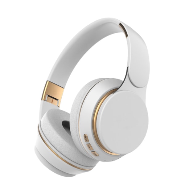 Trådløse Over-Ear Hodetelefoner, Bluetooth-hodetelefoner med Mikrofon white