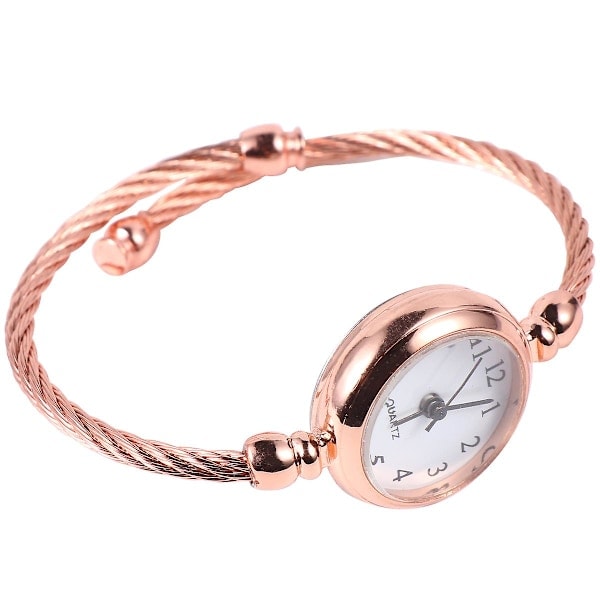Mode Armbåndsur Kreativt Armbåndsur Stilfuldt Quartz Ur Fødselsdagsgave Til Kvinder (4)