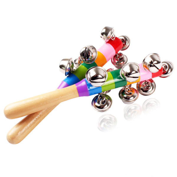 Rainbow Hand Ringer Cross Ringer Infant Preschool Education Toy