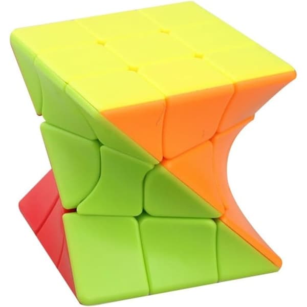 Rubiks Cube 3X3 Puslespil Farverig Rubiks Cube Twist Puslespil Rubik
